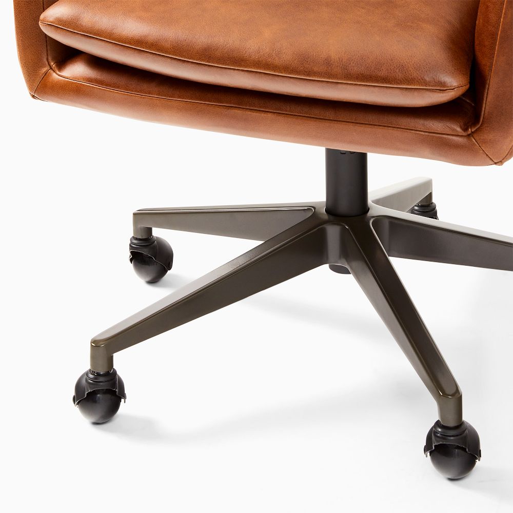 West elm helvetica office chair discount